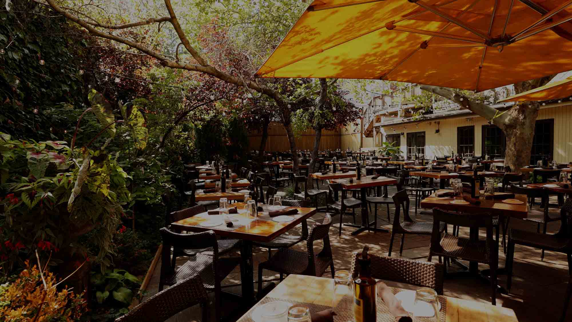 The garden patio